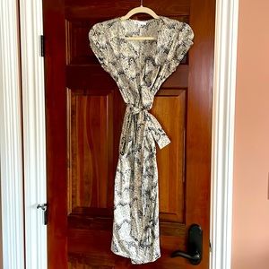 Cotton wrap dress (purchased in Paris)— size Small (French T2)